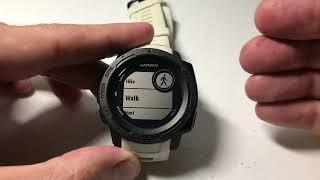 Garmin Instinct - Start/Stop an Activity