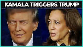 Trump's Debate Meltdown Triggered by GENIUS Level Kamala Attack