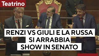 Teatrino Renzi-Giuli: "Mi adeguo a sue capacità cognitive", "La vedo tremare". La Russa si arrabbia