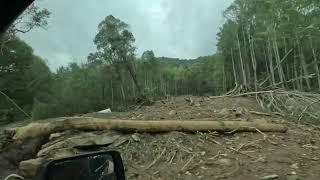 Damage from Helene in Yancey county NC 9/28/24