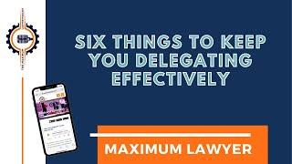 Six Things to Keep You Delegating Effectively w/ Jess Birken 447