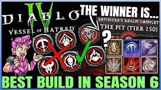 Diablo 4 - New Best MOST POWERFUL Season 6 Build For Every Class - Class Ranking & OP Builds Guide!