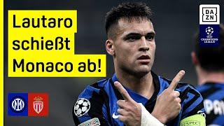 Wieder zu Null - Lautaro trifft dreifach: Inter Mailand - AS Monaco | UEFA Champions League | DAZN