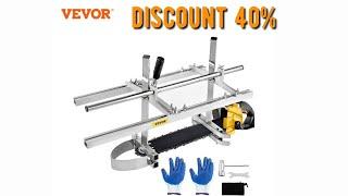 VEVOR Chainsaw Mill Planking Milling 24 36 48 Inch Guide Bar Wood Lumber Cutting Portable Sawmill