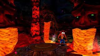 Lava Cave Level Showcase - Crash Bandicoot 2.5: Mechanical Mayhem