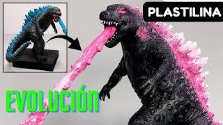 Como hacer a GODZILLA de El Nuevo Imperio de Plastilina paso a paso - Mi mundo de Plastilina