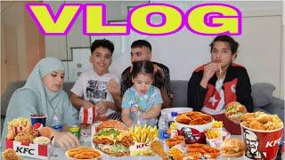 VLOG, On mange KFC en famille,adel sami amira￼