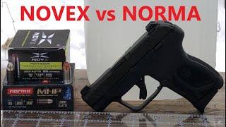 Copper vs Copper: 380 lead free bullets; Norma MHP 85 gr vs Novex Pentagon 80 gr - ft. Ruger LCP Max