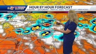North Carolina’s rain and severe storm chances are back, May 30 Update