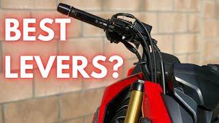 WOMET-TECH EVOS SHORTY LEVER REVIEW! (Grom, Ruckus, CBR300/500r, Monkey)