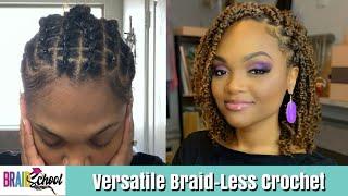 Versatile Braidless Crochet | Zury V91011 Passion Twists | Braid School Ep.55