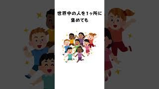 人に関する雑学#shorts #雑学 #人