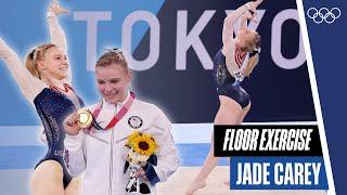  Jade Carey takes Gold in Women’s Floor Exercise 