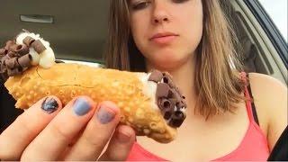 Creamy Cannoli + Cookie Dough Ice Cream + Italian Gelato in Peach Skin + Mochi - EATING / MUKBANG -