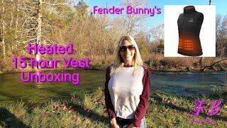 FTVOGUE Lightweight Women’s Heated Vest with Battery Pack, Black unboxing