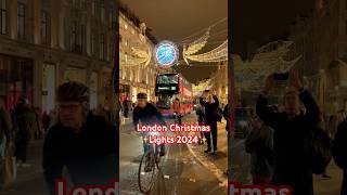 London CHRISTMAS Lights 2024 & London Bus 88 | Regent Street #shorts #shortsfeed #shortsbeta