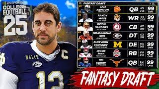 I Built a Fantasy Draft in College Football 25 with the Greatest Legends Ever!