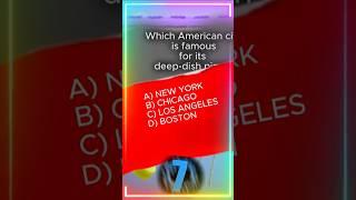 Quiz Up! Which American City is Famous for Deep-Dish Pizza? | Ultimate Pizza Quiz  | Can You Guess?