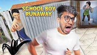 PAPA GOT TRAPPED IN THE GATE [ NEW SECRET ENDING] | SCHOOLBOY RUNAWAY- STEALTH