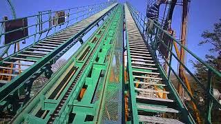 Medusa front seat POV at Six Flags Great Adventure