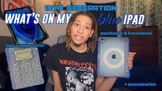 What’s on my blue iPad 10th generation + app recommendations | Vlogmas Day 9