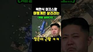 북한식 이지스함 풍선으로 띄우는 북한 ㅋㅋ