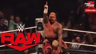 SOLO SIKOA BEING GOOFY AT WWE RAW!