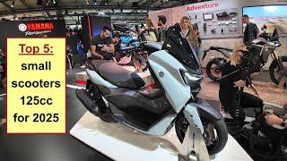 Τop 5 small scooters 125cc for 2025