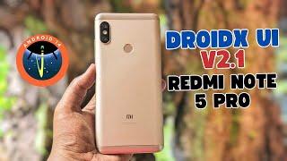 Redmi Note 5 Pro: Install Droid X UI 2.1 with Android 14 QPR2.