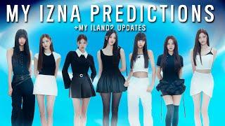 IZNA Positions, when *i* knew members would debut, WRONG first impressions, suing MNET + your tops