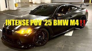 2025 BMW M4 COMPETITION XDRIVE INTENSE POV DRIVING #bmwm #g82 #m4 #pov #g80 #m3 #supercars #bmw