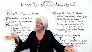 What Does a CEO Actually Do? - Project Management Training