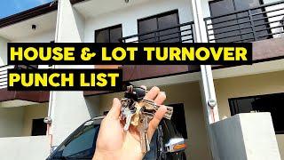 HOUSE AND LOT TURNOVER AND PUNCHLISTING. FINALLY!! - KSFAMILYTV