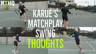 How to Improve STROKE PRODUCTION During a Tennis Match - SWING THOUGHTS | Part 2