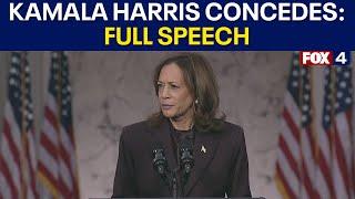 Kamala Harris Concedes: FULL SPEECH