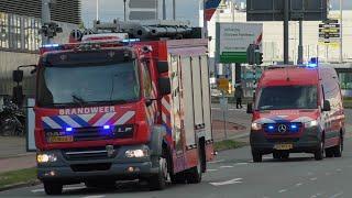 [QRT] Brandweer Rotterdam met spoed naar brand tijdens Feyenoord-NEC in De Kuip!