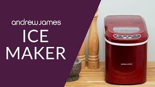 Slim Line Counter Top Ice Maker - Andrew James