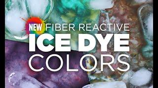 3 New Fiber Reactive Ice Dye Colors!