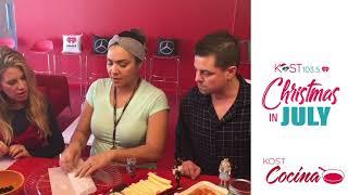 Ellen K Morning Show Make Tamales #KOSTChristmasInJuly | KOST Cocina