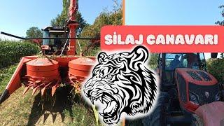 SİLAJ CANAVARI İŞ BAŞINDA! / ÇOKCANLAR 2100 3 SIRA SİLAJ MAKİNESİ / ERKUNT KUDRET 105