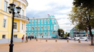 ⁴ᴷ⁶⁰ Walking Ryazan: from Pochtovaya Street along Lenina Street and to Theater Square