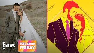 Utah Couple Livestreams Wedding Amid Covid Lockdown | Feel Good Friday | E! News