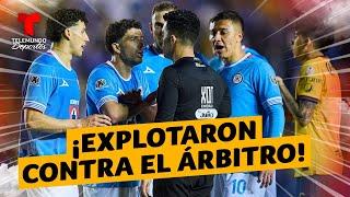 Jugadores de Cruz Azul insultaron al árbitro tras derrota ante América | Telemundo Deportes