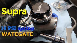 Replacing Supra Wastegate by a REV9 with 10 PSI spring