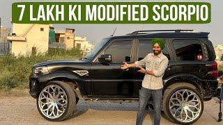 Modified Scorpio ZBLACK | 26 inch ke alloys | 7 Lakh ki Modification