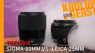 MFT Must Have... Sigma 30mm 1.4 vs. Panasonic Leica 25mm 1.4  Krolop&Gerst