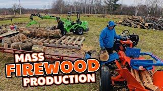 2-Man Firewood Production - Maximum Output, Minimal Effort