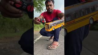 Rc school bus unboxing & fitting #shorts  #rcbus #biplabshorts