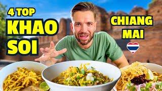 4 MUST EAT KHAO SOI in CHIANG MAI YOU CANNOT MISS! 