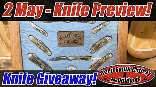 2 May Auction - Knife Preview & Knife Giveaway! Knives That May Hit the Block, Win Free Knife! #edc